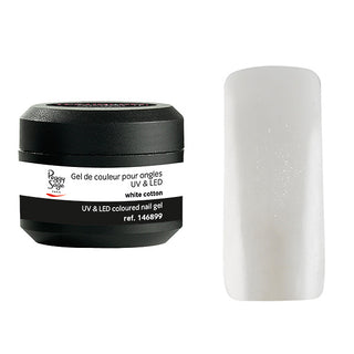 PEGGY SAGE GEL UV&LED COLORATO PER UNGHIE WHITE COTTON 5G - Tre Pi Profumerie