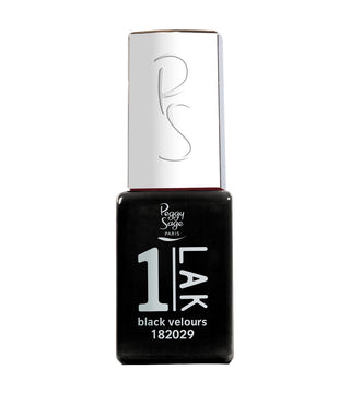 PEGGY SAGE ONE-LAK 1-STEP GEL POLISH BLACK VELOURS - 5ML - Tre Pi Profumerie