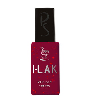 PEGGY SAGE I-LAK SOAK OFF GEL POLISH VIP RED - 11ML - Tre Pi Profumerie