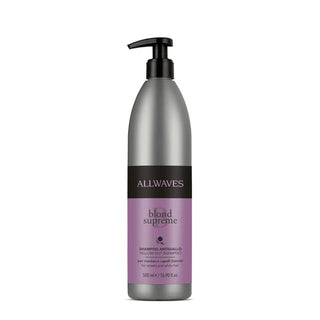 ALLWAVES BLONDE SUPREMESHAMPOO ANTIGIALLO 500 ML - Tre Pi Profumerie