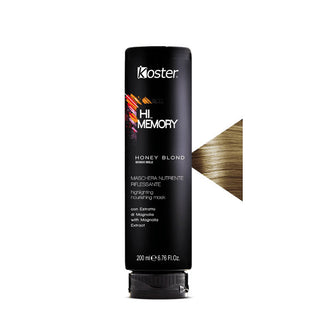 KOSTER HI MEMORY MASCHERA NUTRIENTE RIFLESSANT HONEY BLOND 200ML - Tre Pi Profumerie