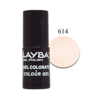LAYLA LAYBA SMALTO SEMIPERMANENTE GEL POLISH PINK LIMBO 614 - Tre Pi Profumerie