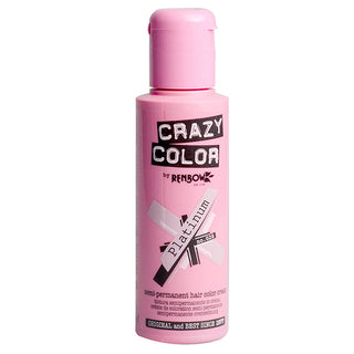 CRAZY COLOR SEMI-PERMANENT HAIR COLOR CREAM PLATINUM 28 - Tre Pi Profumerie
