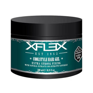XFLEX COOLSTYLE HAIR GEL EXTRA STRONG COOLSTYLE 500 ML - Tre Pi Profumerie