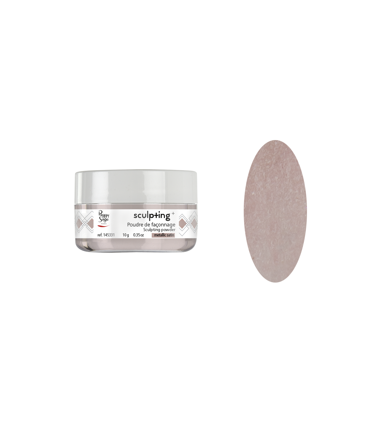 PEGGY SAGE POLVERE DI MODELLATURA METALLIC SATIN -10G - Tre Pi Profumerie