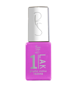 PEGGY SAGE ONE-LAK 1-STEP GEL POLISH GRAPHIC VIOLINE 5ML - Tre Pi Profumerie