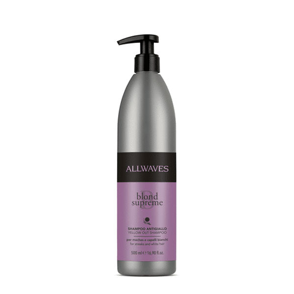 ALLWAVES BLONDE SUPREMESHAMPOO ANTIGIALLO 500 ML - Tre Pi Profumerie