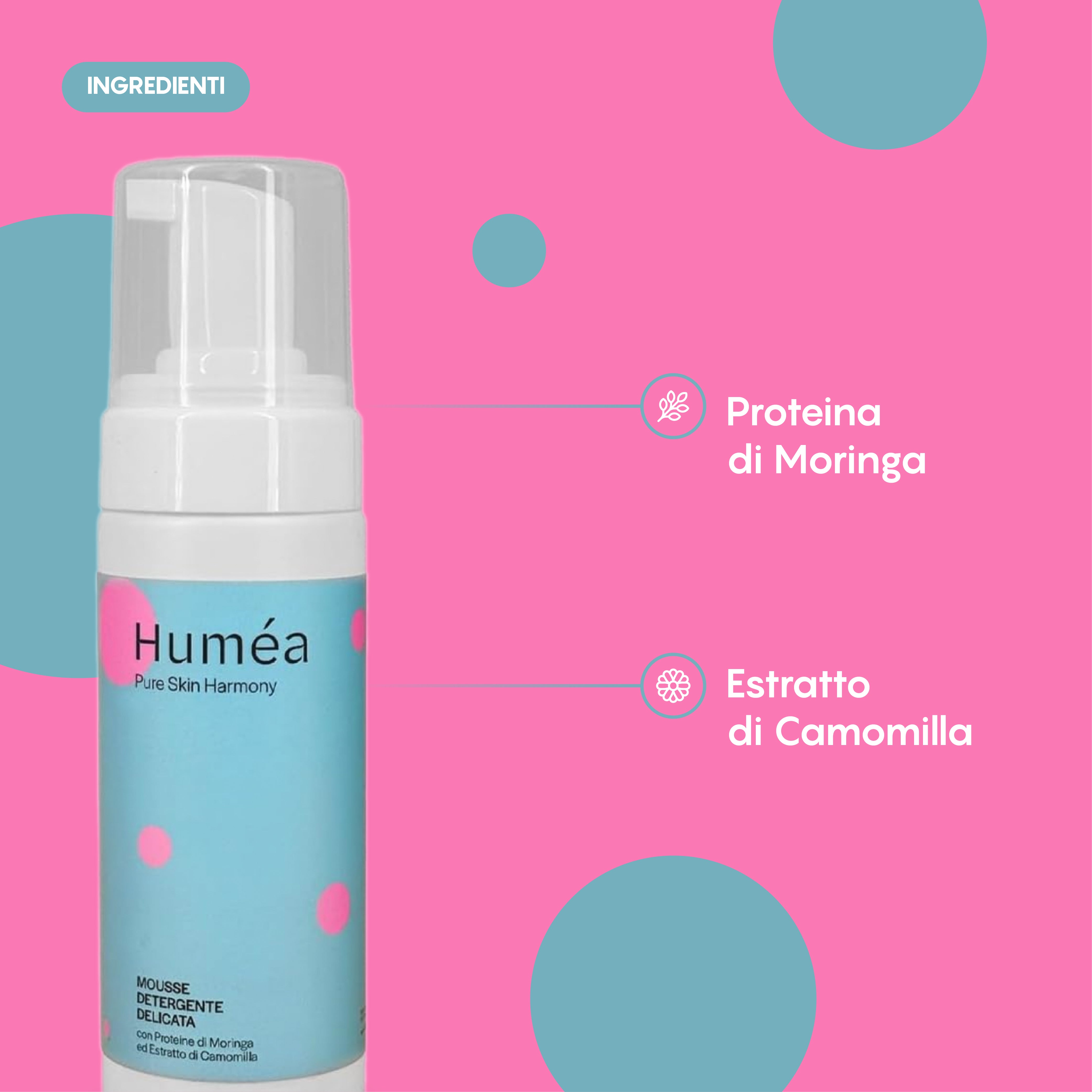 HUMEA MOUSSE NETTOYANTE DÉLICATE 150 ML