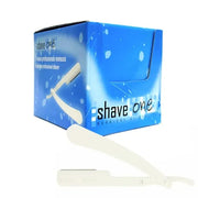 SHAVE ONE DISPOSABLE HALF BLADE RAZOR 100 PIECES