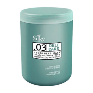 SILKY 03 DELICARE MASCHERA CAPELLI HERB HYDRO 1000 ML - Tre Pi Profumerie
